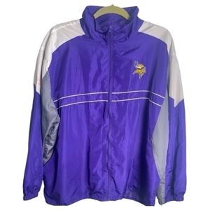 Vintage Dunbrooke Minnesota Vikings Football Men’s Windbreaker Size 2XL